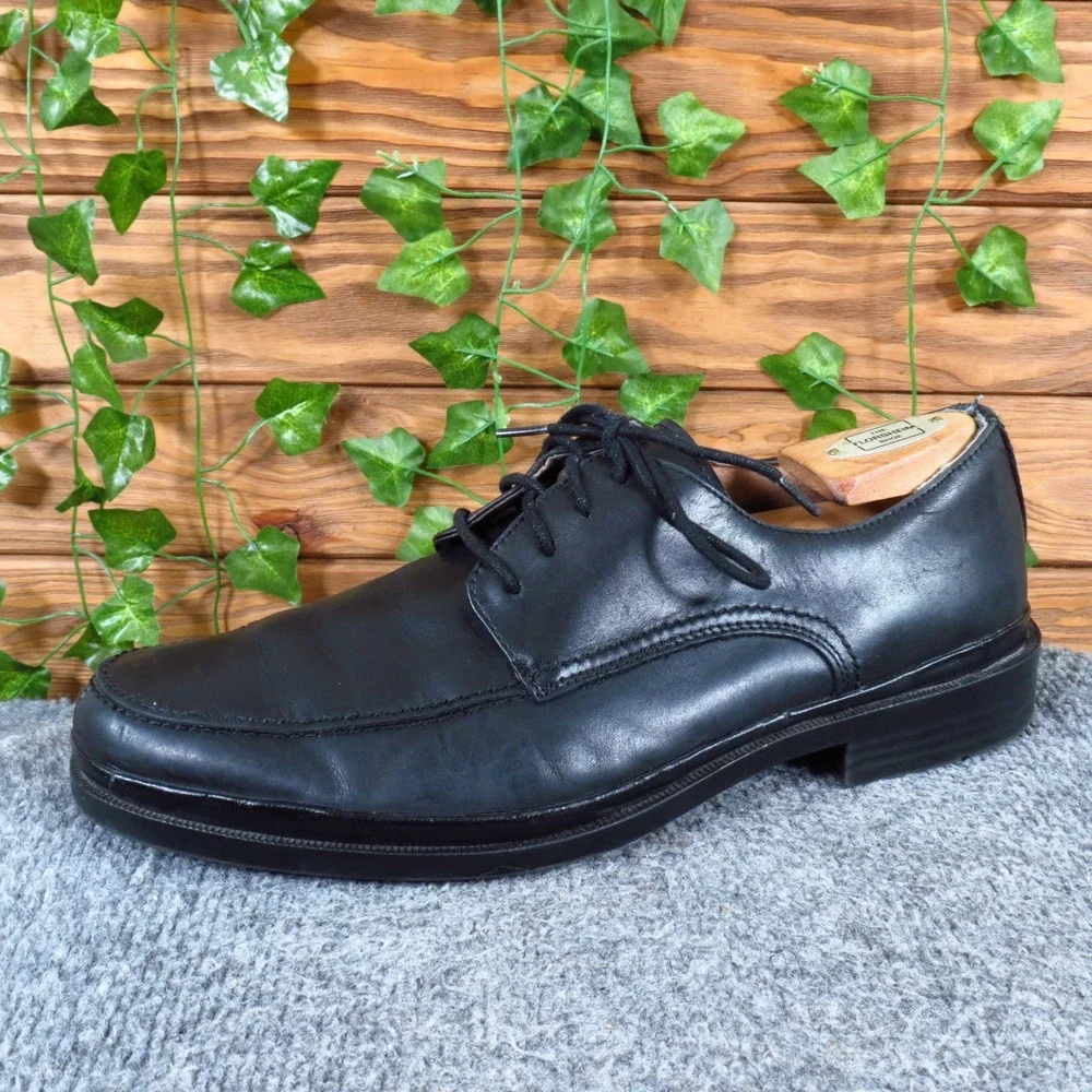 Florsheim Comfortech 13126-001 Mens Oxford Size 10 D Professional Black Leather